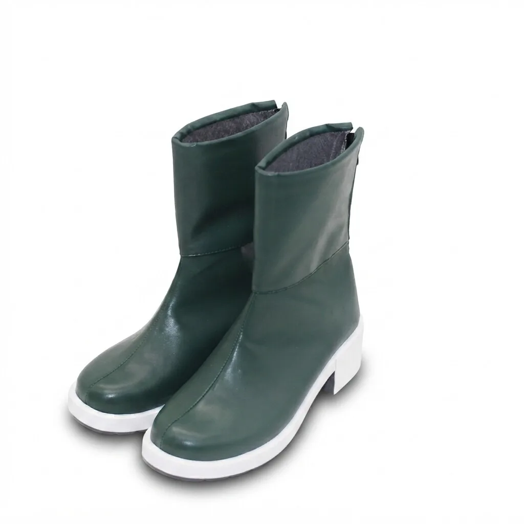 Barus Robin Cosplay Shoes Anime Cosplay Green Boots Halloween Carnival Props Women Men PU Leather Shoes Big Size Custom Made