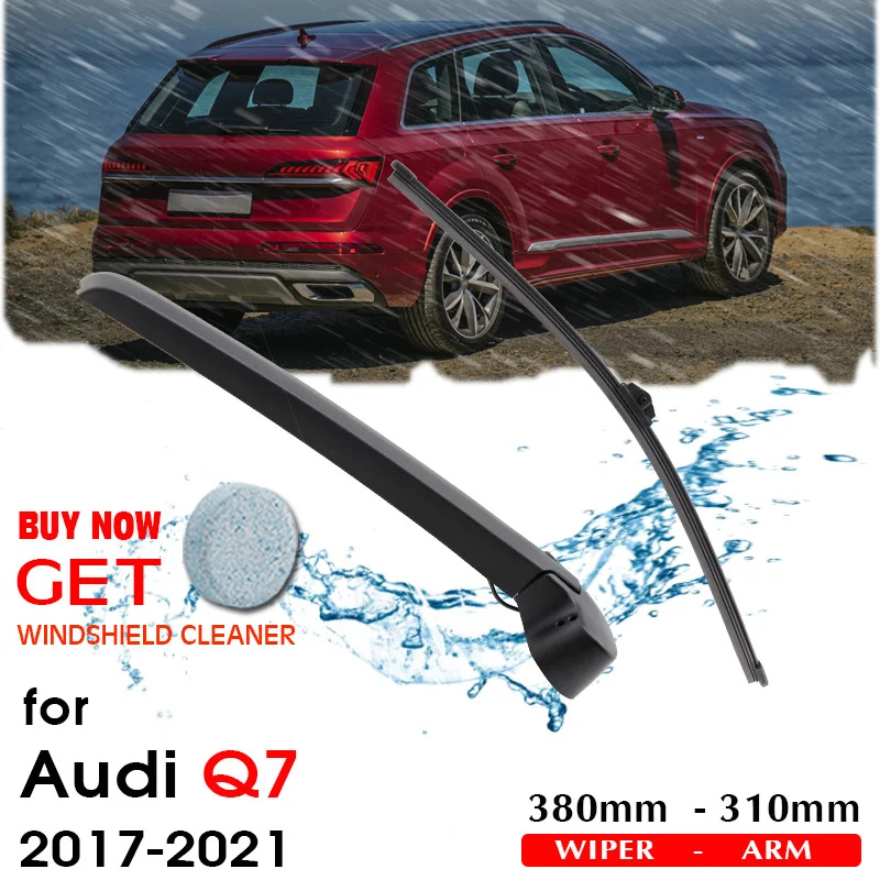 Car Wiper Blade Rear Back Window Windscreen Windshield Wipers Auto Accessories For AUDI Q7 380mm 2017 2018 2019 2020 2021