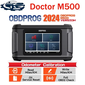 Obdprog m500 cluster kalibrierung obd2 instrumenten einstell werkzeuge öl zurücksetzen code leser auto diagnose tools doctor m500