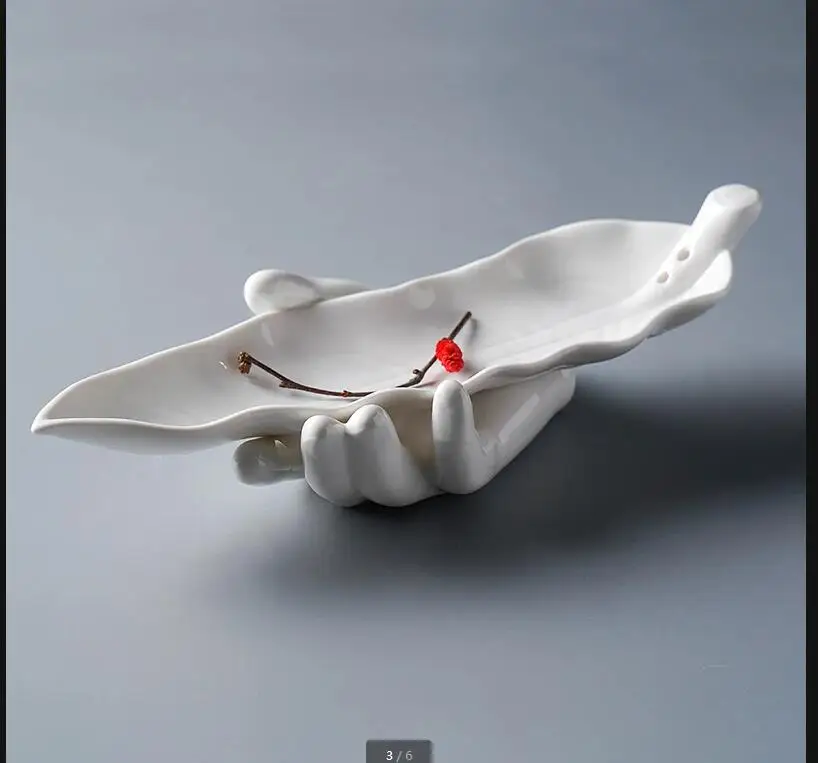 

Белая посуда, тарелка с листьями, Будда, рука, отель, ресторан, десерт, суши, скандинавская домашняя кухня, керамика