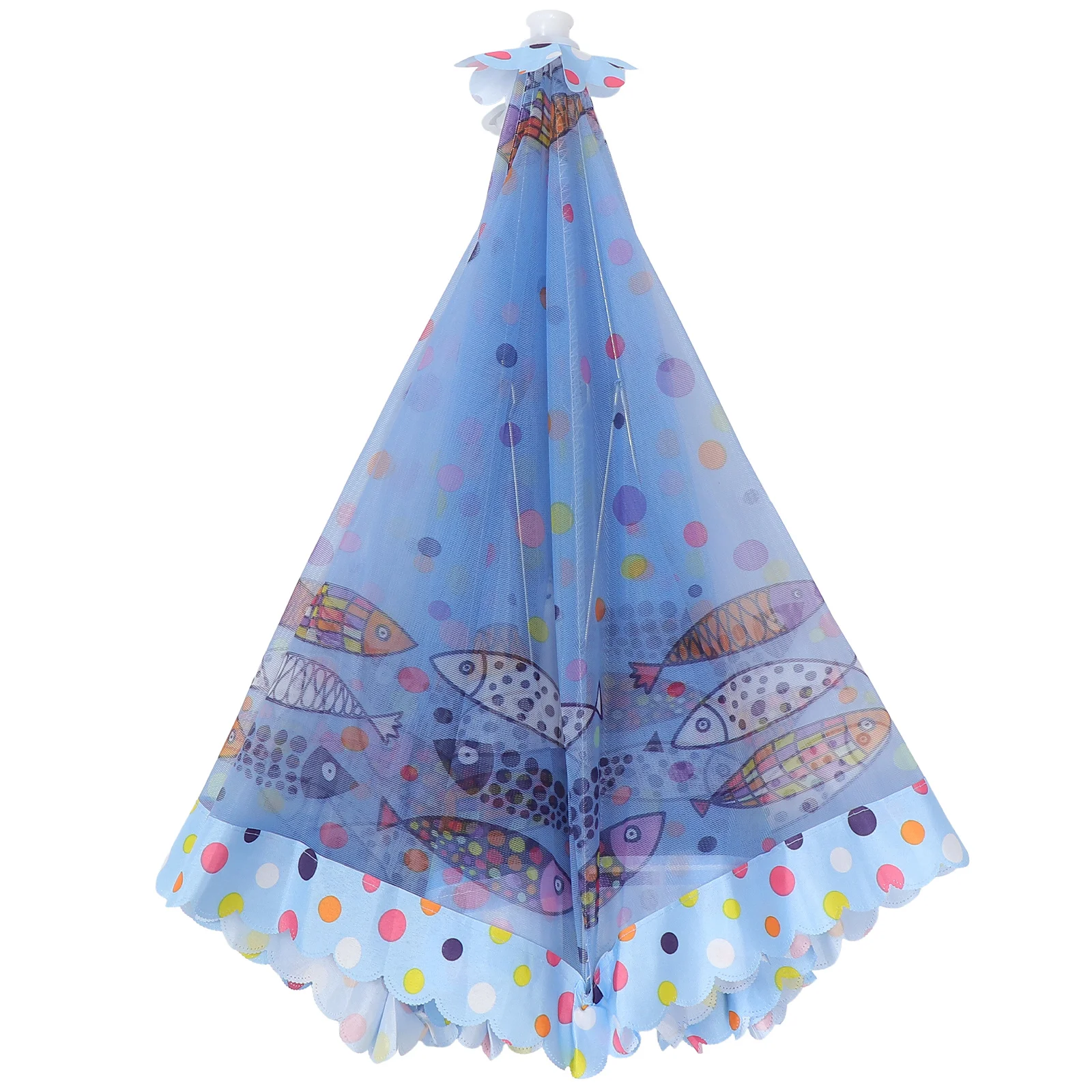 

1Pcs Food Cover Foldable Dish Protector for Dining Table Household Vegetable Cover Dust-Proof and Reusable Shield for Kitchen