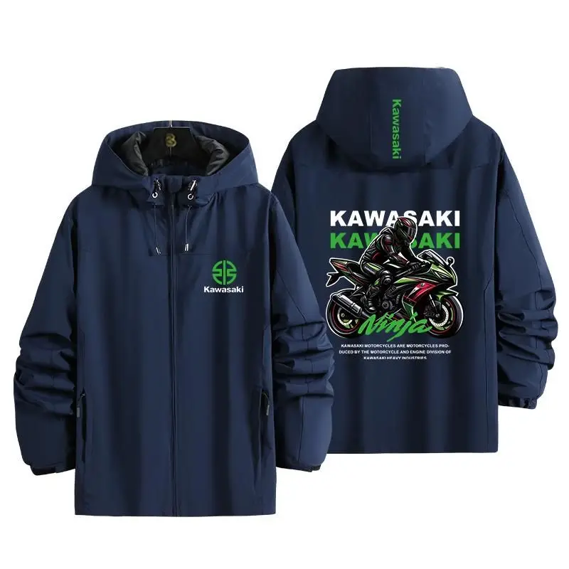 سترة شحن لركوب الدراجات النارية كاواساكي كاواساكي مينجا نينجا لمحبي سيارات الربيع والخريف والشتاء