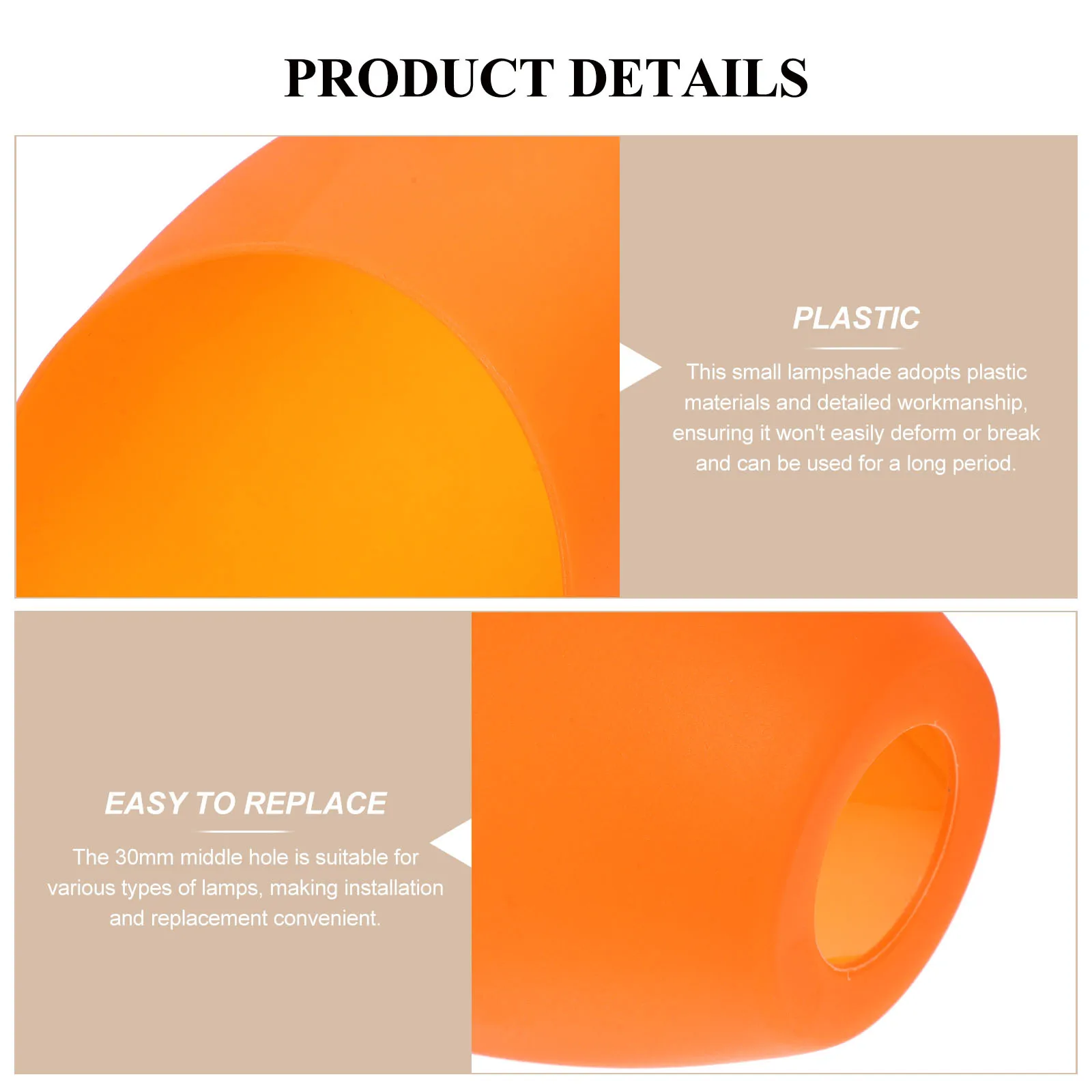 

Plastic Lamp Shade Table Light Cover Replacement For Bedroom Living Room Hotel Decorative Floor Lamp Soften Light