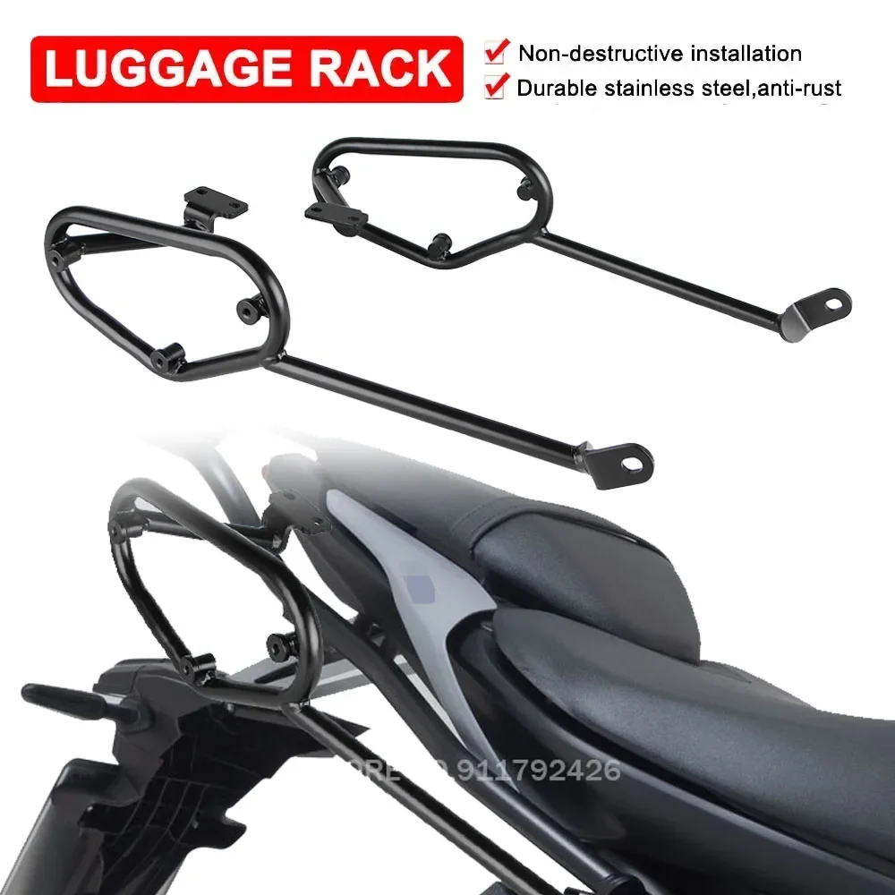 

Motorcycle Panniers Luggage Rack For Yamaha MT07 2018-2020 2021 2022 2023 Saddlebag Support Bar Side Box Steel Mounting Bracket