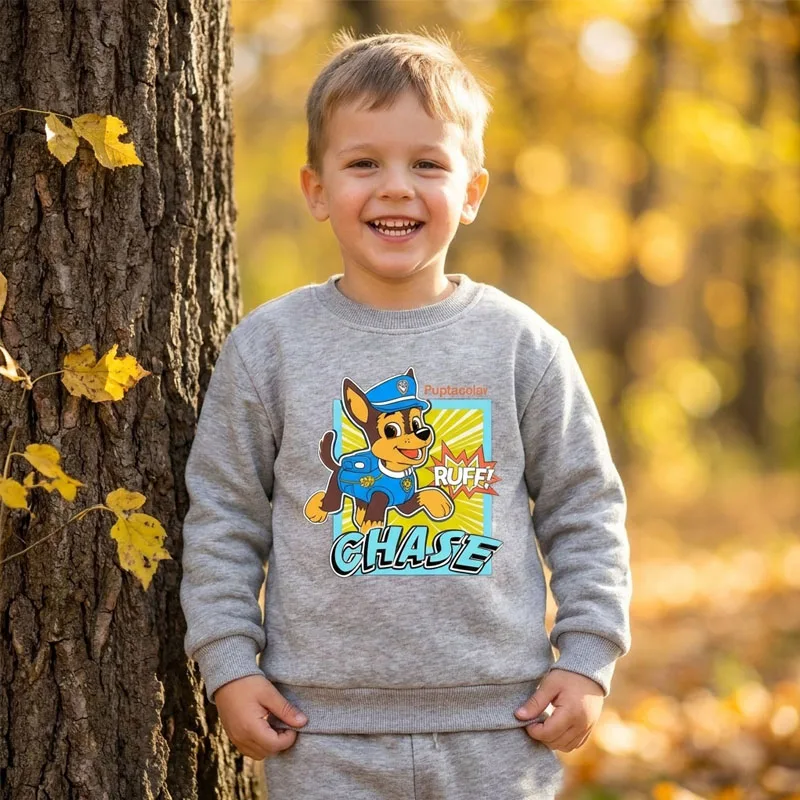 2026 Autumn New Style Children's Casual Hoodies Sets Kids Sweatshirt and Sweatpant Two Piece Suit Paw Patrol Fashion Tracksuit