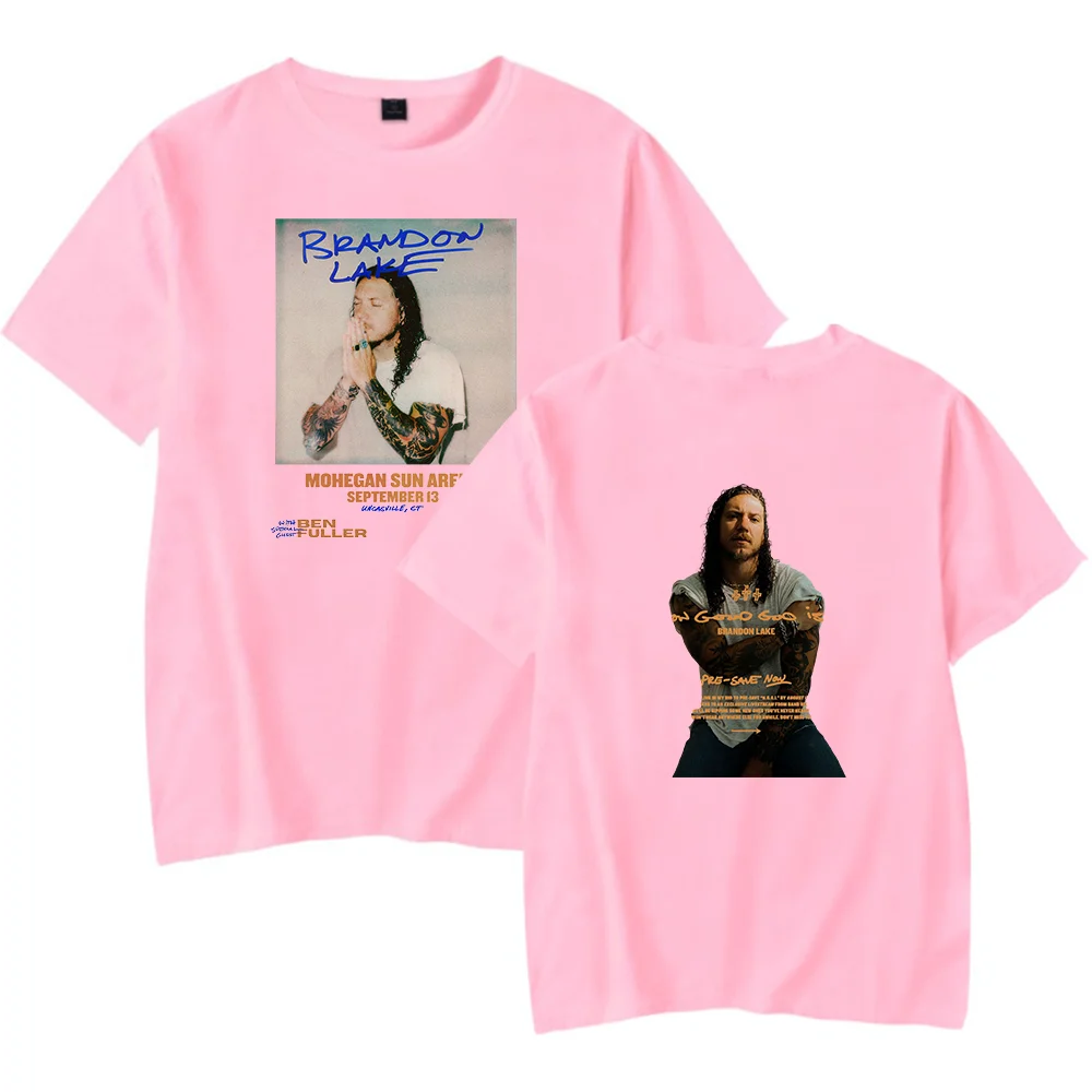 Brandon Lake Tshirt Crewneck Short Sleeve Men Women Tee Tops Casual