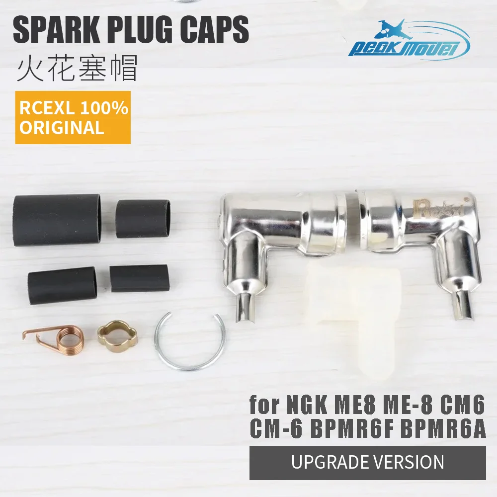 

Rcexl Spark Plug Caps and Boots for NGK ME8 ME-8 CM6 CM-6 BPMR6F BPMR6A