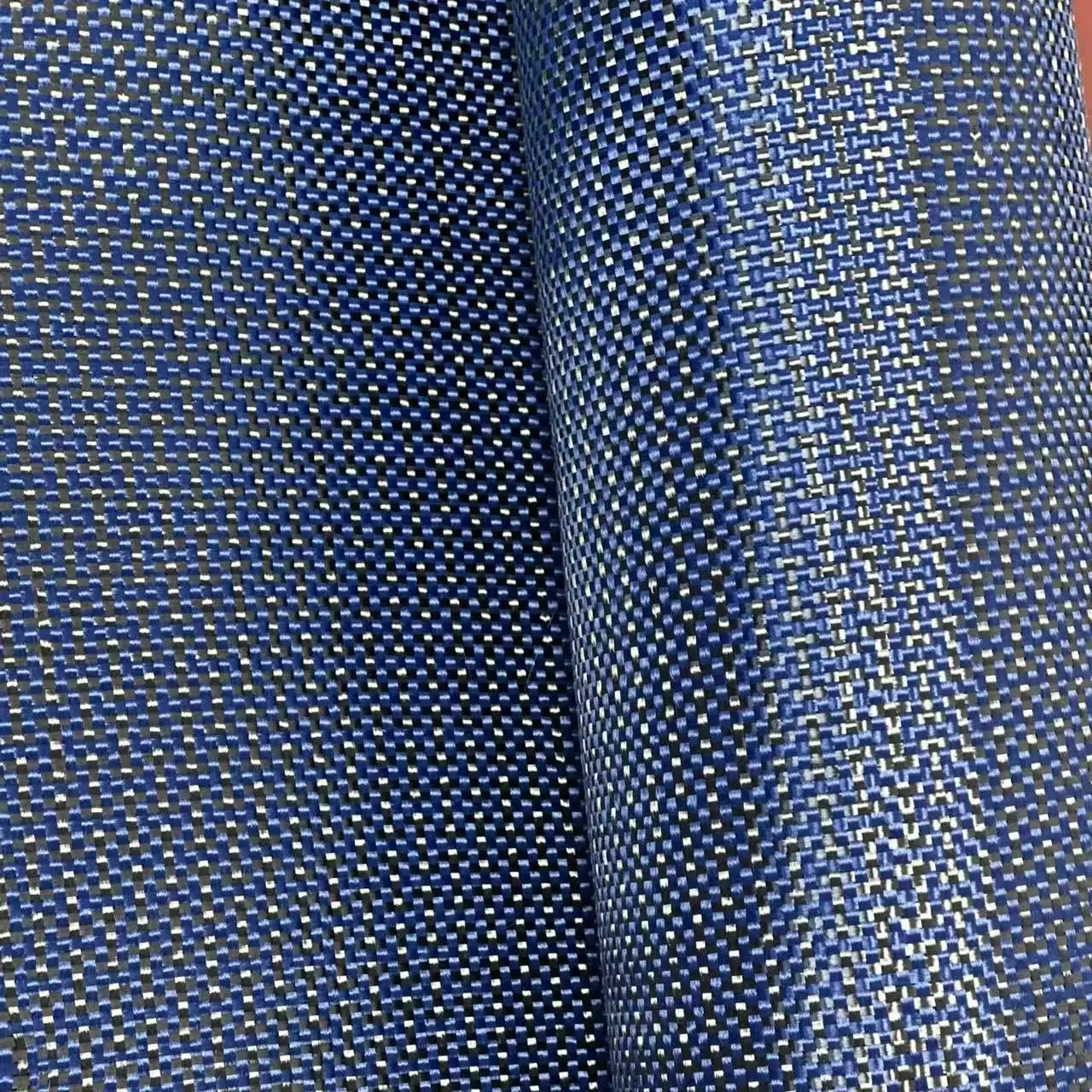 

3K 200gsm blue Kevar & Carbon fibermixed Fabric Piain Hybrid Carbon Kevlar Cloth 50cmx100cm wide100cm/40in
