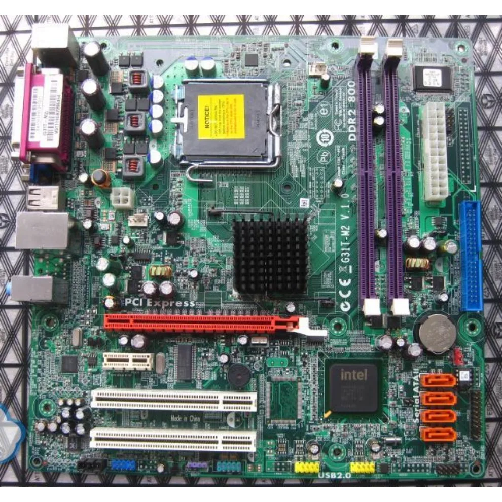

For the original Acer Tsinghua Tongfang Elite G31T-M5 main board G31T-M2 G31 DDR2 integrated display 100% test