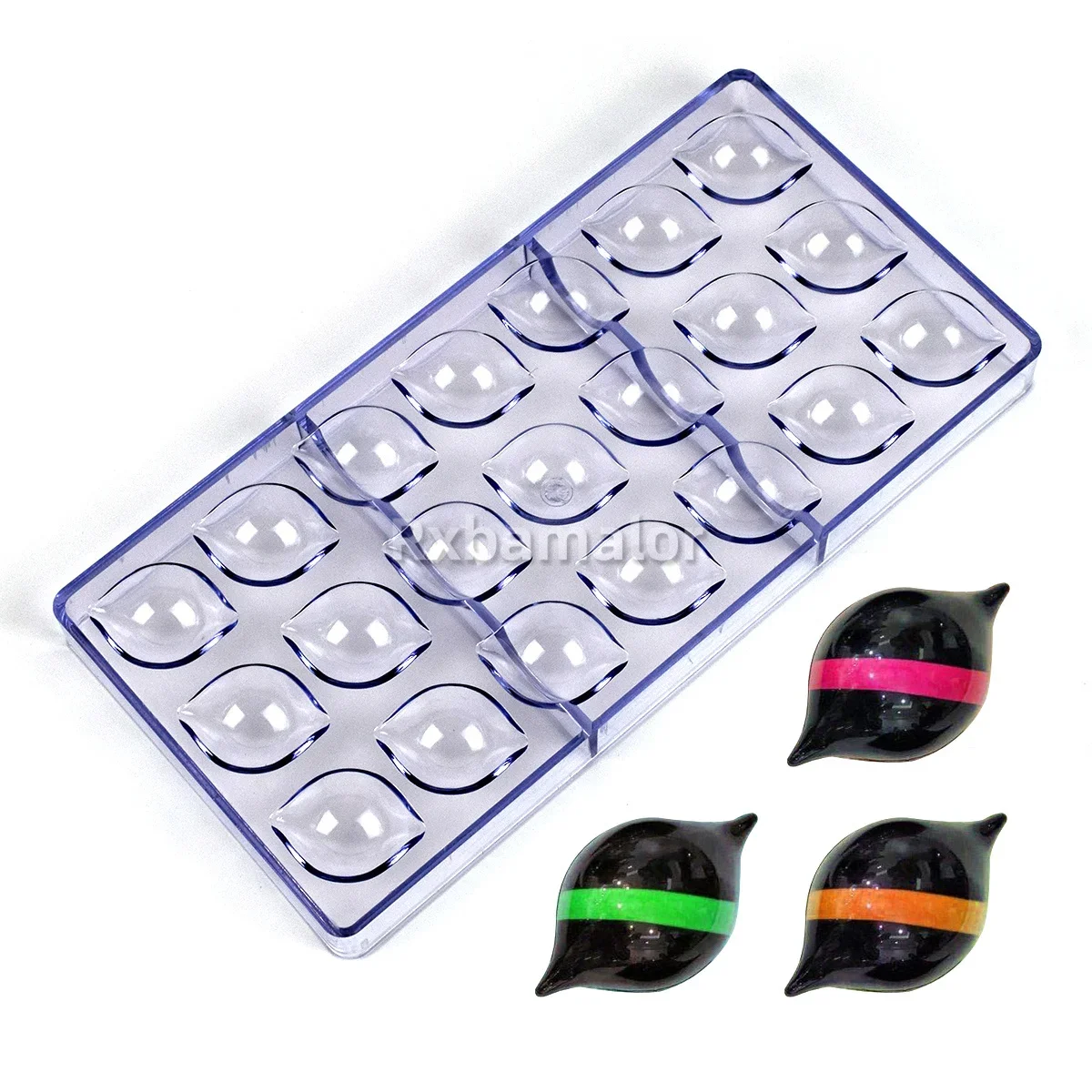 1Pc Polycarbonate Lemon Shape Chocolate Mold, Beginner Friendly Candy Baking Tool