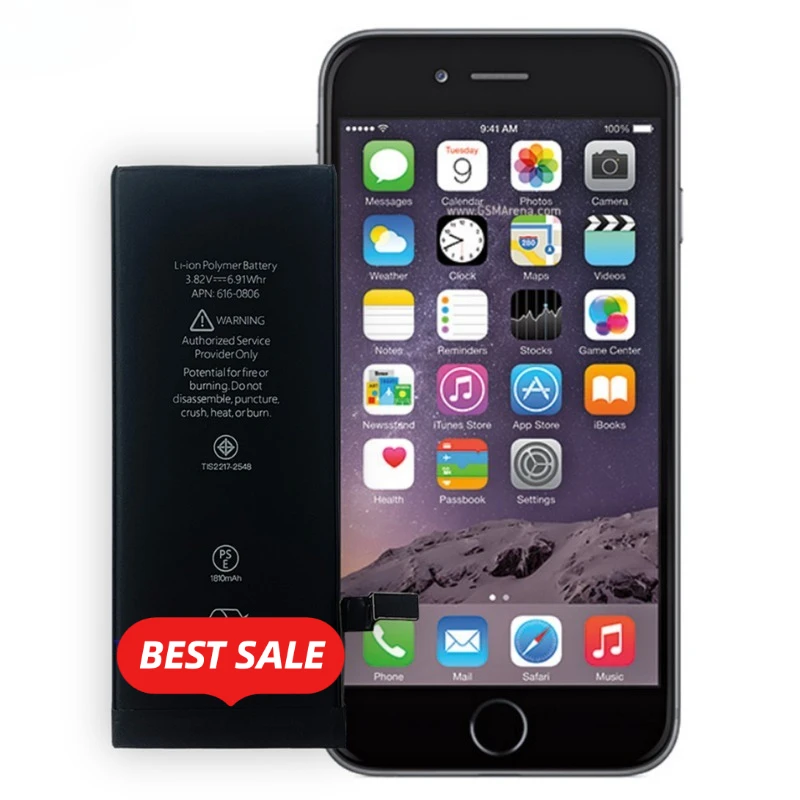 A1549/A1586/A1589 for IPhone 6G Phone Battery 0 Cycle High Quality Capacity Battery Replacement Bateria Grade A Cell with Tools