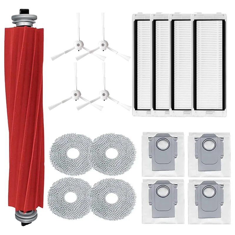 Haupt bürste, Wischt uch, Staubbeutel wie gezeigt Ersatzteile für Roborock Q Revo für Roborock P10 Roboter Staubsauger