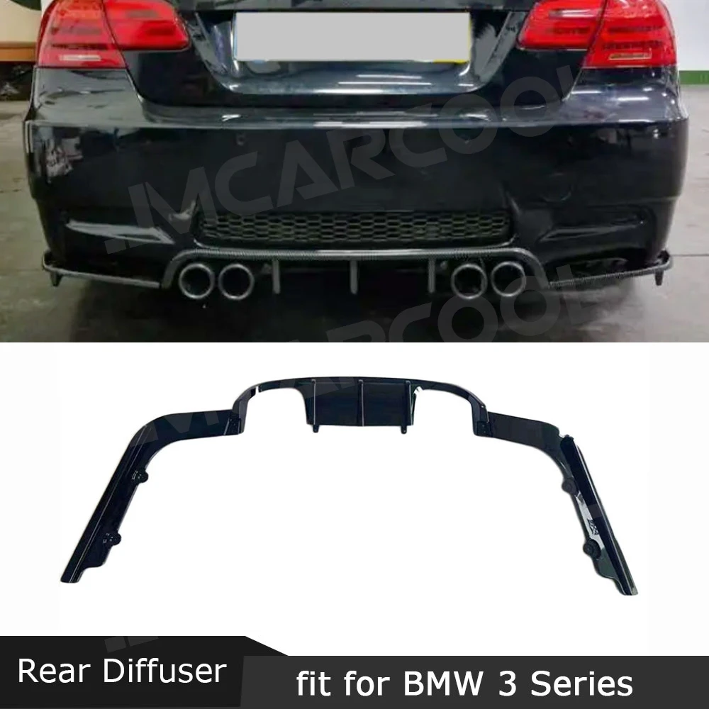 

JMCARCOOL For BMW E92 E93 M3 2009-2012 Car Rear Diffuser Bumper Spoiler Rear Splitters Canards Flaps Rear Lip Anti-collision