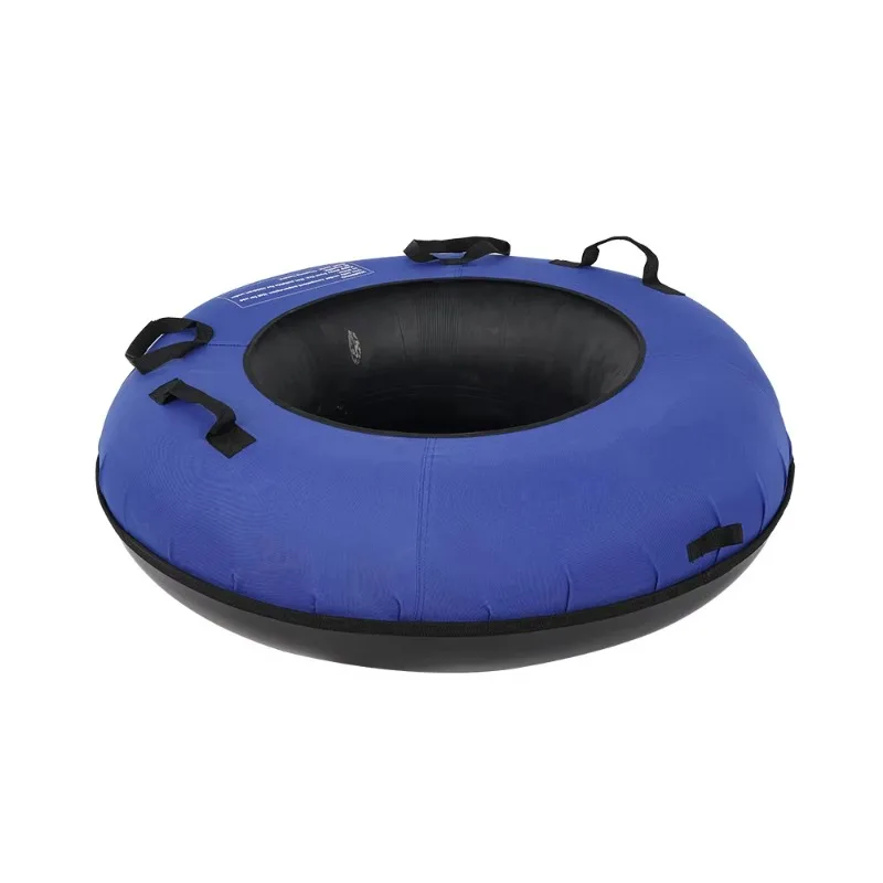

Heavy-duty 44-inch inflatable snow tube with rubber and plastic smooth bottom sled, suitable for children and adult