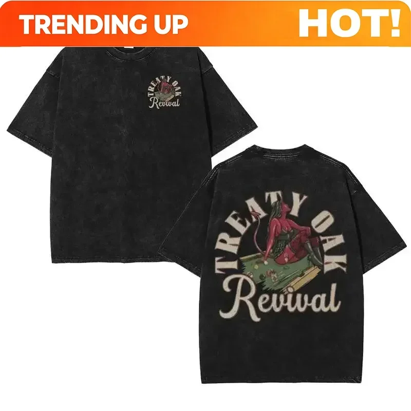 Customization Shirt Treaty Oak Revival T-Shirt - Featuring A Vintage Design With A Seductive Pin-up Girl, Perfect For Lovers Of