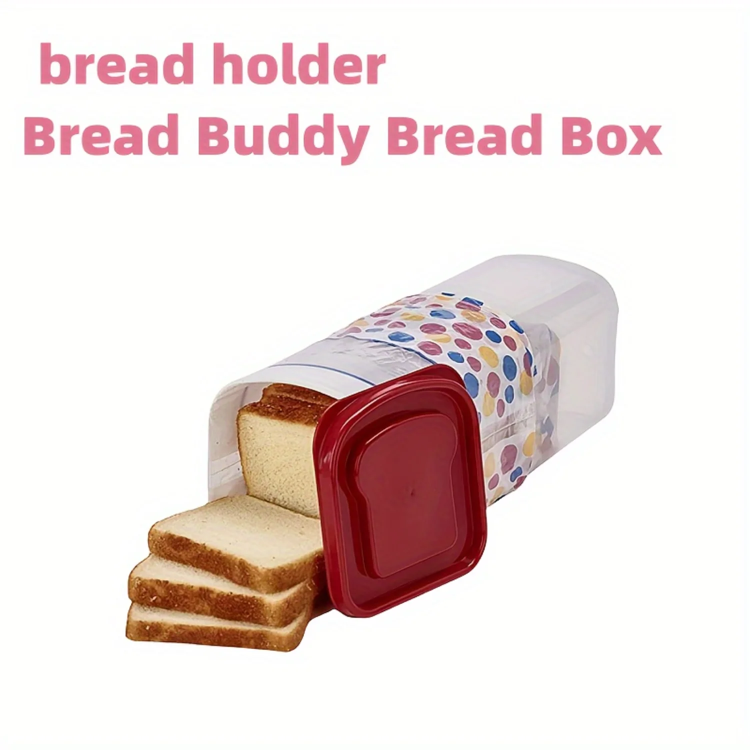 

Bread Keeper Bread Holder, Bread Bread Box - Fresh Bread Container, Plastic Sandwich Bread Dispenser With Lid