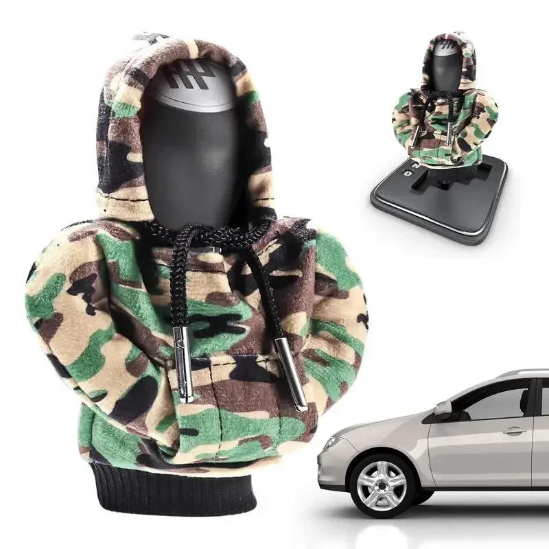Gear Shift Hoodie Cover Shift Cover Gear Handle Decoration Fits Manual Automatic Universal Car Shift Lever Interior Decor