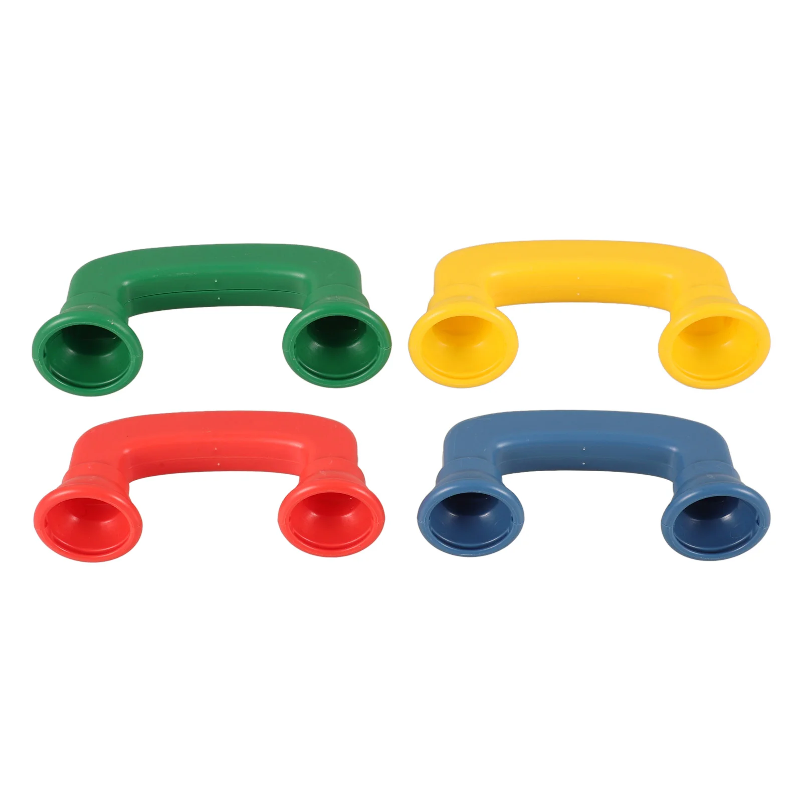 4 Pcs auricolare giocattolo plastica Whisper Phone Decor ricevitore telefonico Toddler Early Educational Cell Reading Phones