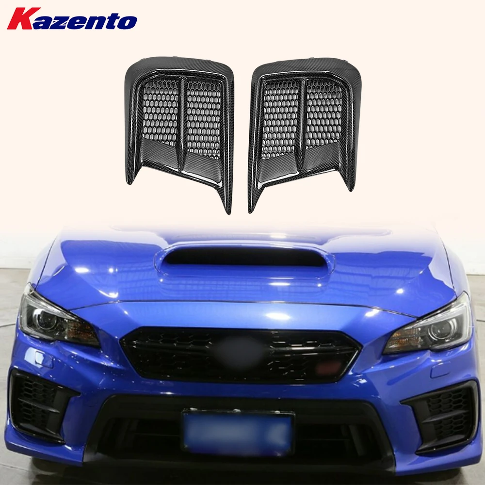 For Subaru WRX STI S4 VAB VAF 2018-2021 Only Late OE Style Carbon Front Fog Cover