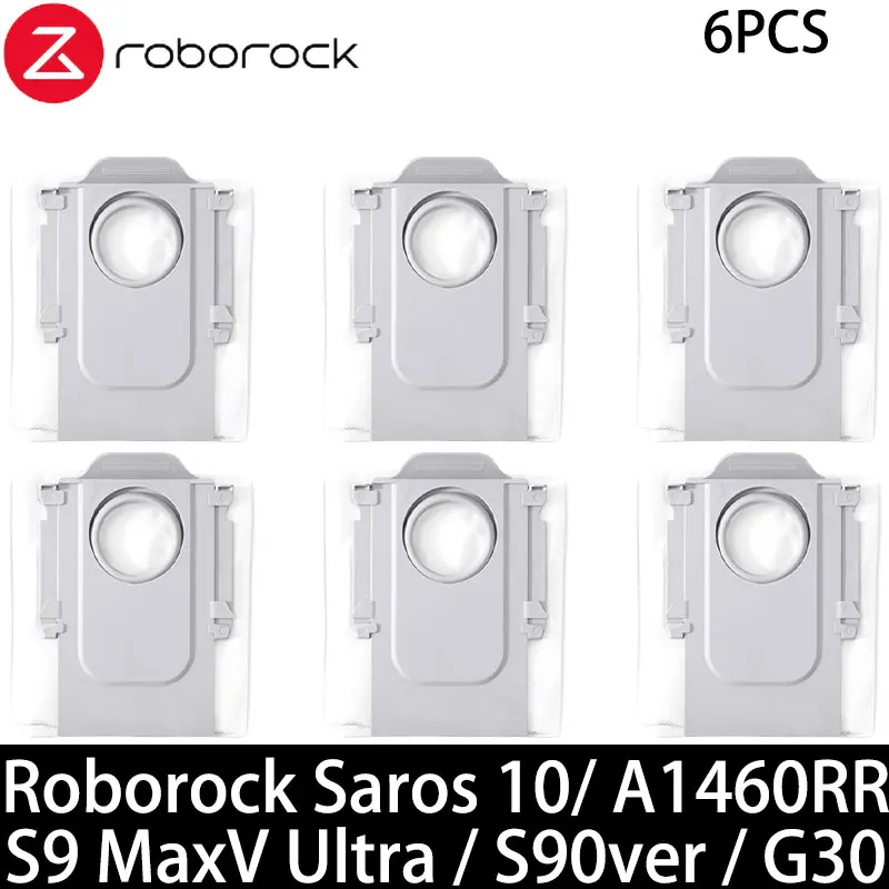 Roborock Saros 10/ A1460RR/ S9 MaxV Ultra / S90ver / G30 Vacuümonderdelen Hoofdrol Zijborstel HEPA-filter Mop Doek Stofzak