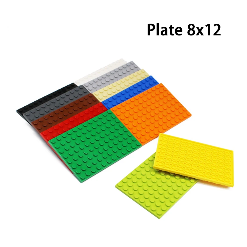 

12/6/3pcs DIY Building Blocks 8x12 Dots Thin Figures Bricks Educational Creative Size Compatible With Brand Toys for Children