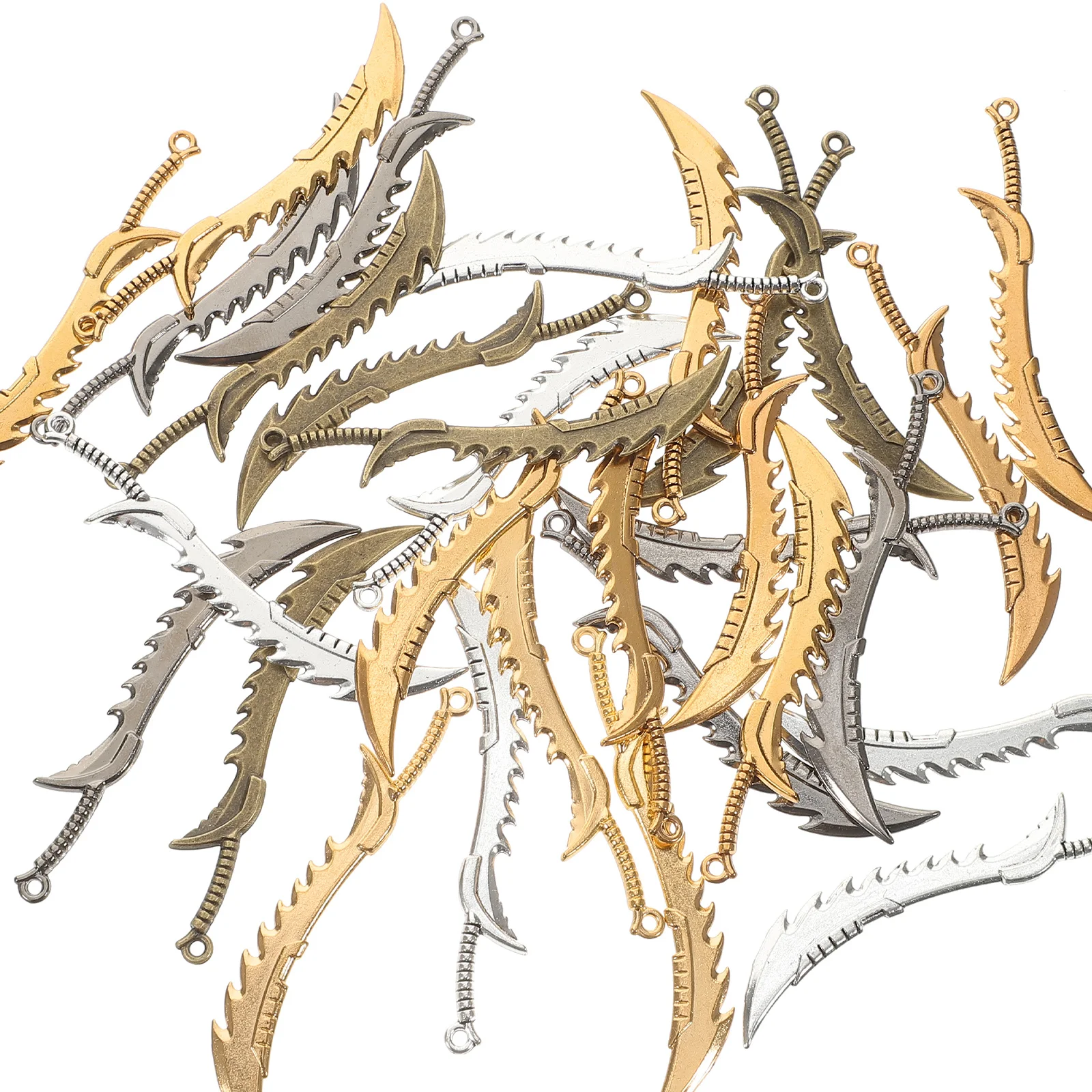 

30 шт., подвески из сплава, подвески для Diy, ожерелье, браслет, серьги, изготовление ювелирных изделий, мечи, очаровательный аксессуар