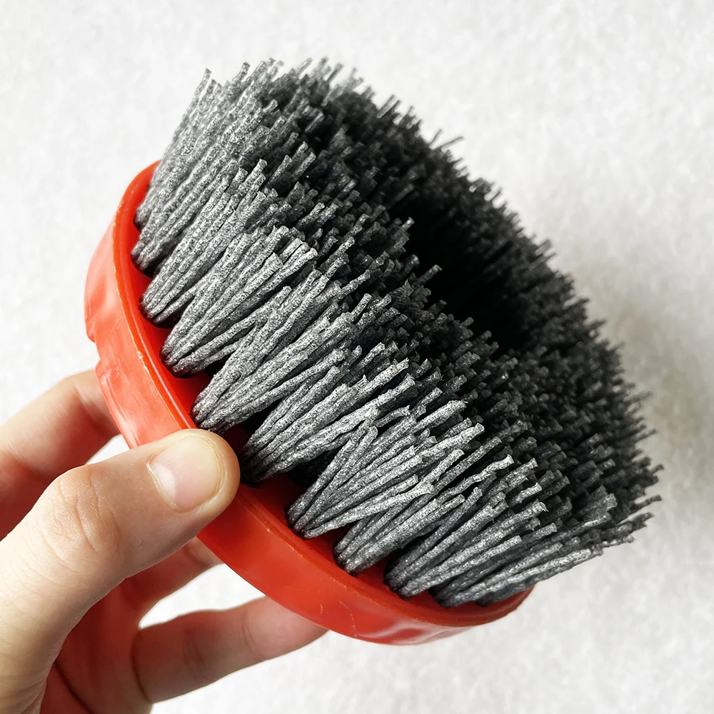 Escova antiga com trava de caracol, 5 polegadas, 125mm, para polimento de granito e pedra de mármore, telhas cerâmicas, ferramentas de diamante para piso de concreto