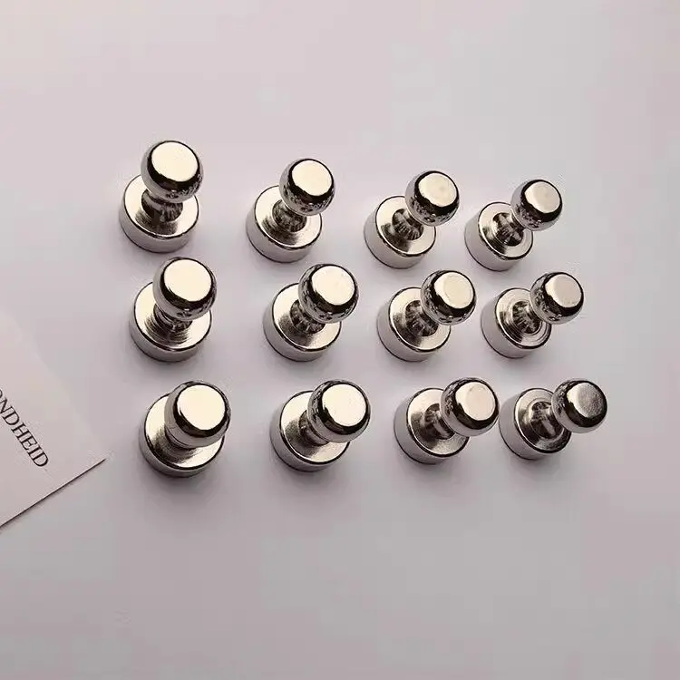 5/10 Stück Starke Magnetnägel Kühlschrankmagnet Küche Hoto Wandnachrichtentafel Magnetische Aufkleber Büro Tafel Deko – Detail 4