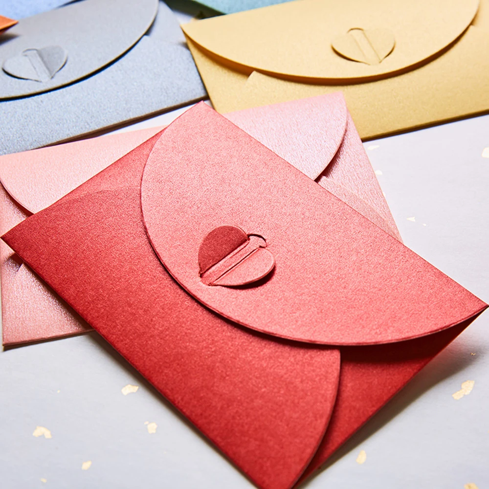 Colorful Vintage Love Envelopes Wedding Invitation Gilt Envelope Color Envelope