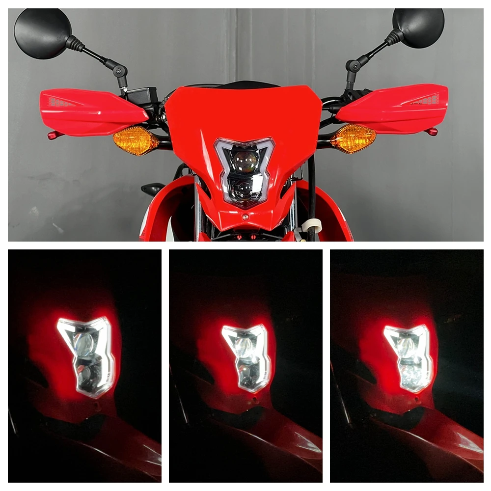 Motorcycle Headlights Assembly For Honda XR125L XR150L XR190L 2014-2022 LED Head Light Headlamp Fairing With Mounting Holder