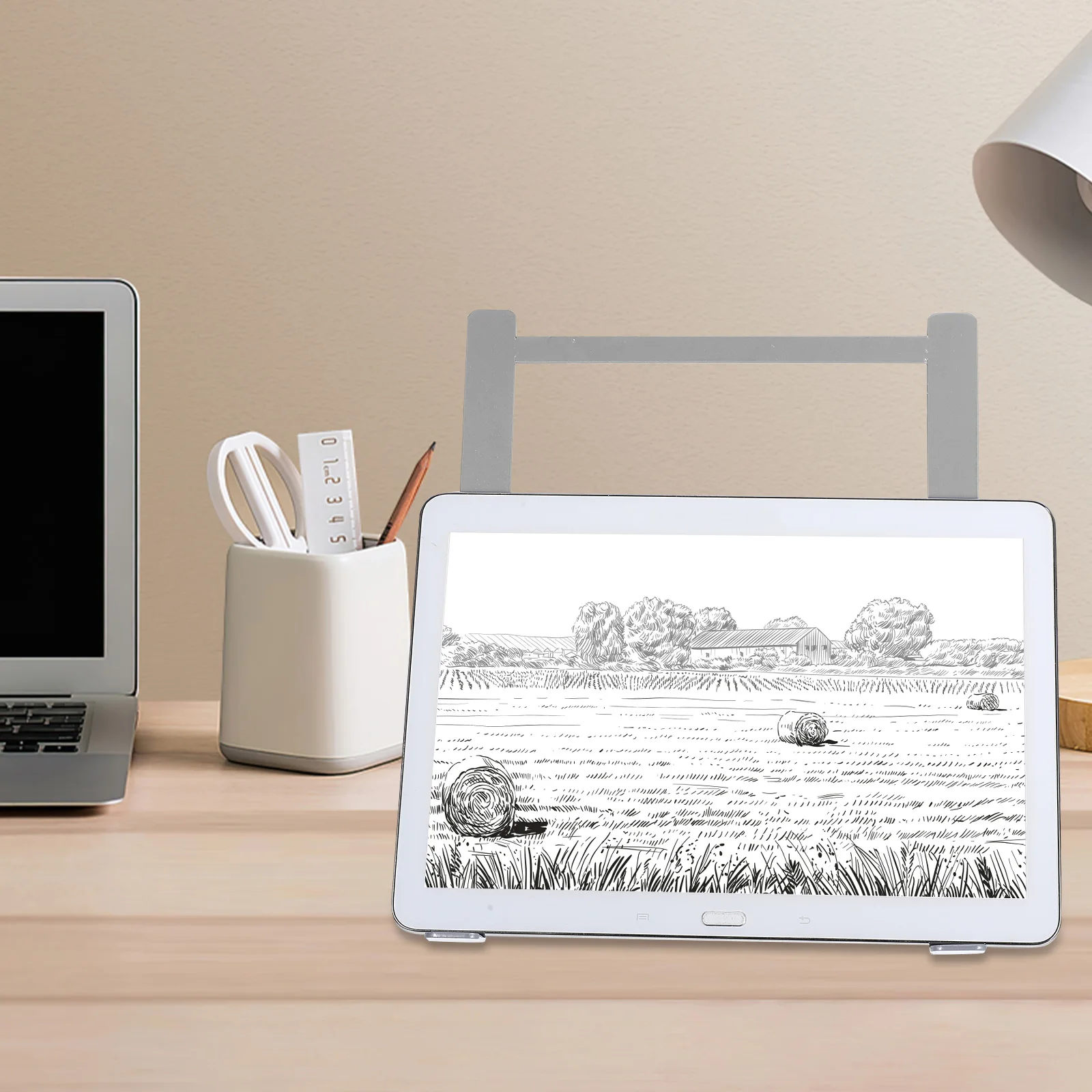 

Copy Table Stand Tablet Desktop Display Drawing Board Holder Graphic Carbon Steel Adjustable Picture Computer Monitor Stands
