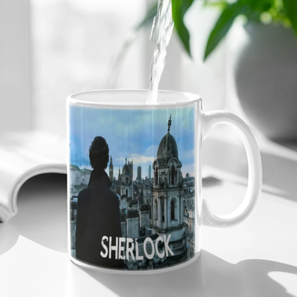 Reasoning TV Sherlock Ceramic Mugs Coffee Cups Milk Tea Cup ins Oatmeal Breakfast Mug Drinkware Kitchen