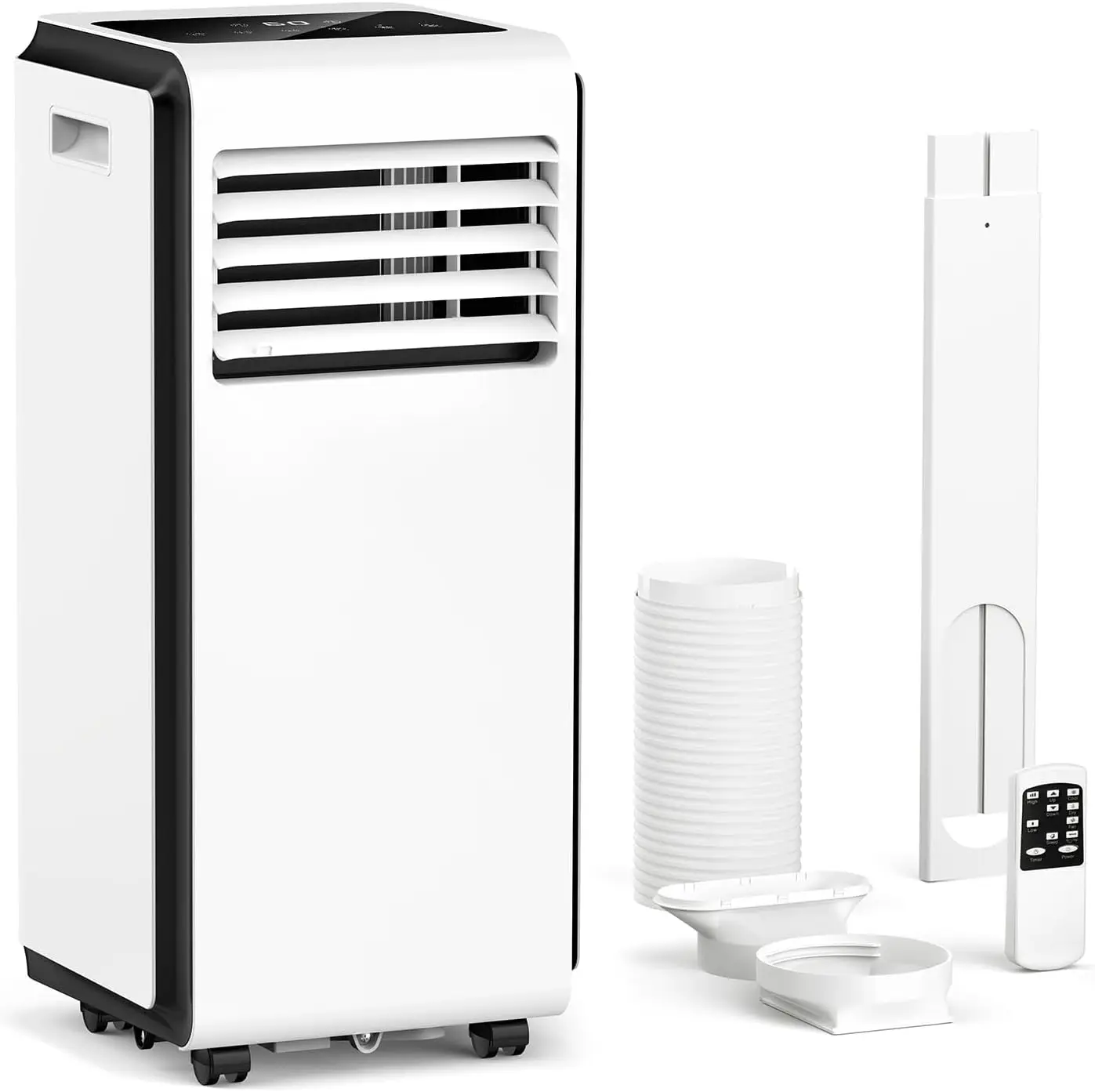 8,000 BTU Portable Air Conditioners (2024 Upgraded) Cool Up to 350 Sq.Ft, Portable AC with Cool/Dehumidifier/Fan/Sleep Modes, Re