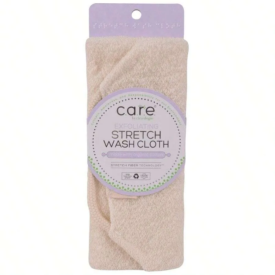 

CleanLogic Exfoliating Stretch Bath And Shower Wash Cloth, Certified Organic, 1 Count Pack Of 1