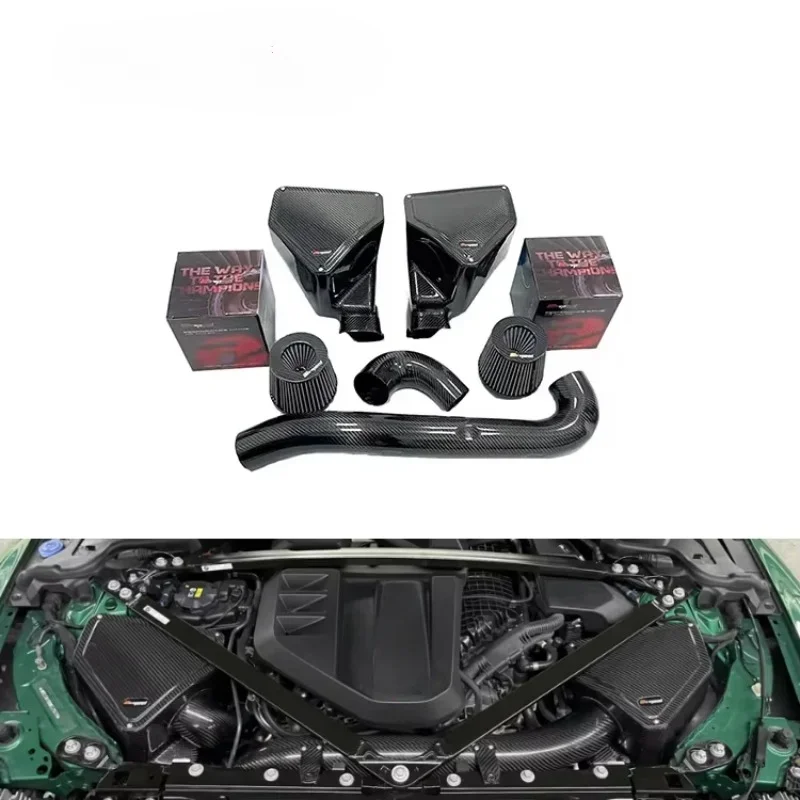 

Intake System 100% Dry Carbon Fiber Material M3 M4 Engine Air Induction System Auto Parts for M3 M4 G8X S58 3.0T