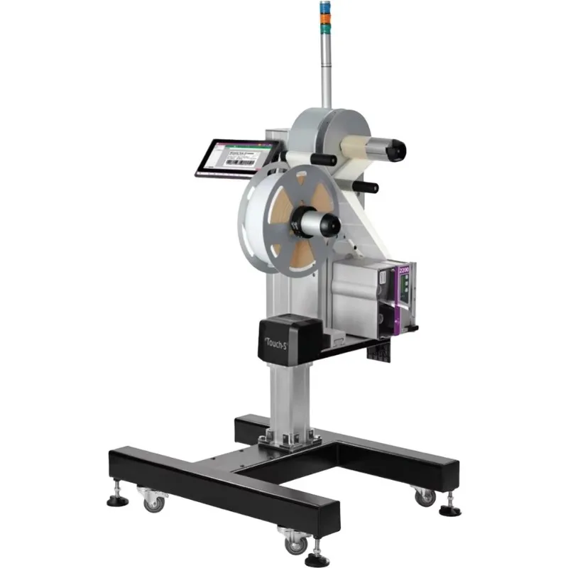 Semi-Automatic Sticker Label Applicator Small Packaging Labeling Machine High Efficiency Easy to Use for Various Products
