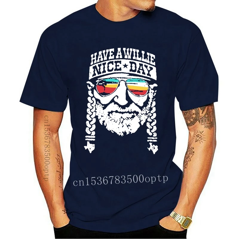 New Have A Willie Nice Day Funny Black T-Shirt Unisex S-5XL