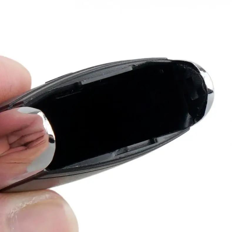 Cangkang Kunci Remote Mobil 2 Tombol Cocok untuk Mercedes Benz W203 W204 W211 MBKS18 Pengganti Casing Penutup Kunci Remote