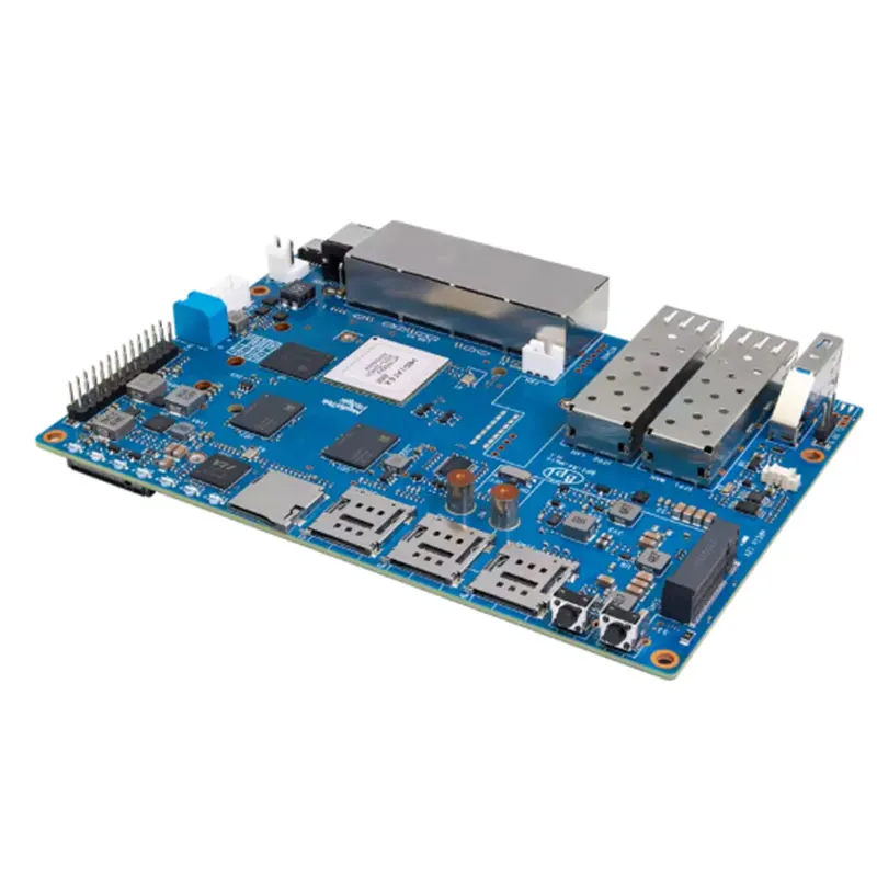 

Банан Пи БП | -R4 MediaTek MT7988A (Filogic 880) четырехъядерный кронштейн Corex-A738GBDDR4 8 ГБ eMMC Поддержка Плата интеллектуального маршрутизатора Openwrt