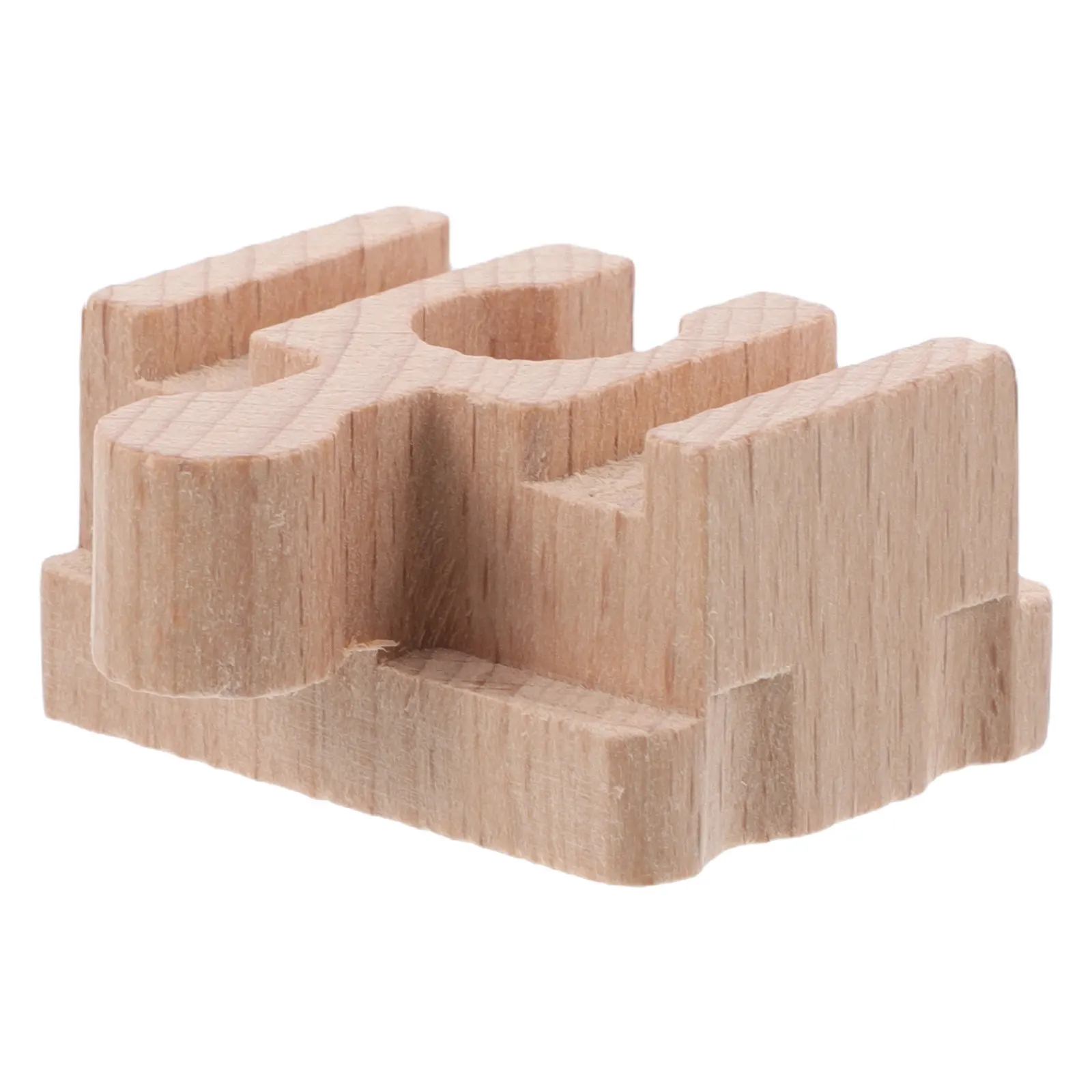 

Wooden Short Straight Track for Train Sets Natural Wood Railway Enhances Spatial Awareness Creativity and