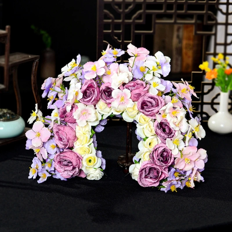 Ethnic Bridal Headband Hair Wreath Florals Wedding Flower Headband