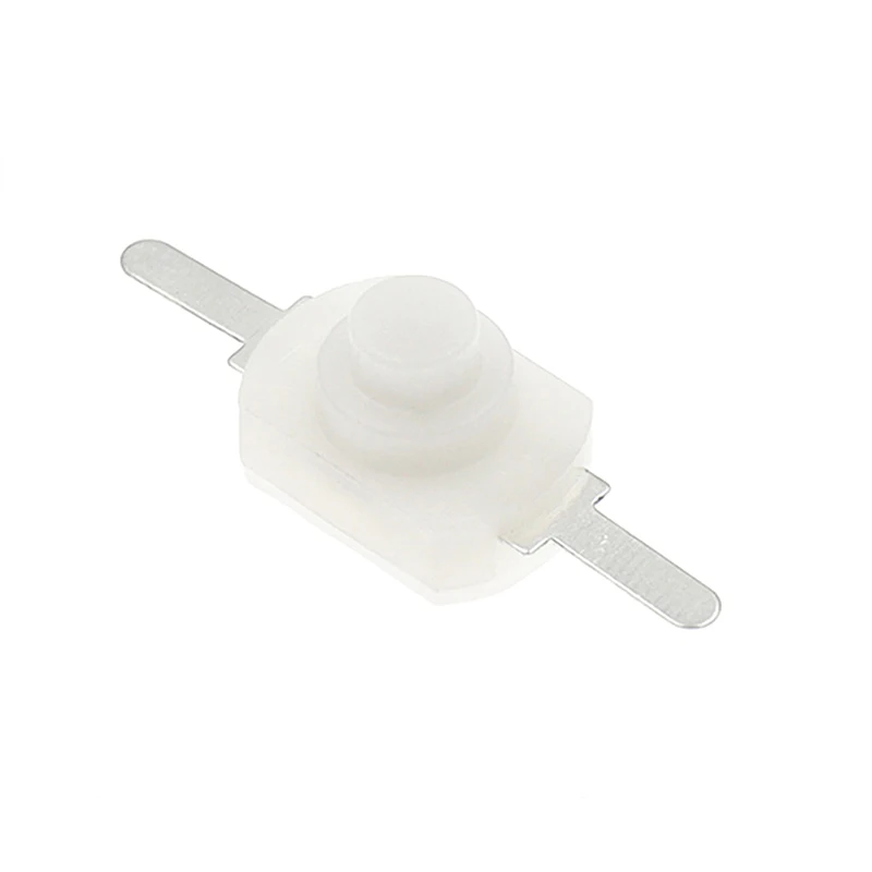 

10 шт. 2 контакта 12*8 мм самоблокирующийся переключатель 1208YD для электрического фонаря, переключатель управления фонариком, кнопка включения и выключения, кнопочный переключатель