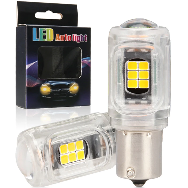 

2pcs T20 7440 P21W Ba15s 1156 LED Bulb Bay15d 1157 P21/5W PY21W Lamp Car Turn Signal Light Brake Parking Reverse Lights 12v