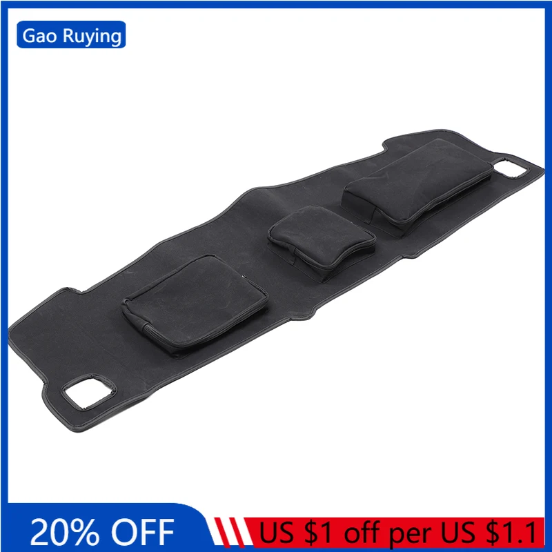 

Gao Ruying For Ford Maverick 2022-2025 Car Dashboard Sunscreen Pad with Zipper Storage Bag Interior Car Accessories