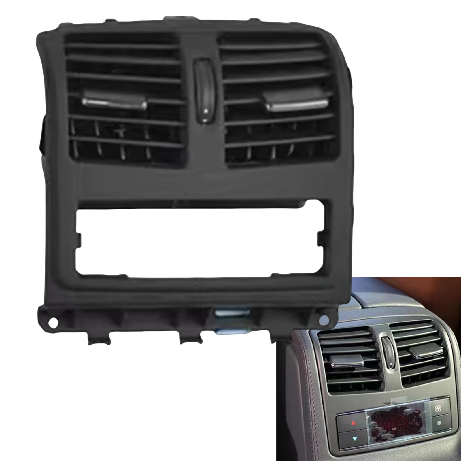 

Car Interior Rear Air Vent Assembly Dashboard Side Conditioning Outlet Grill For Mercedes Benz W218 2012-2017 Advance Version
