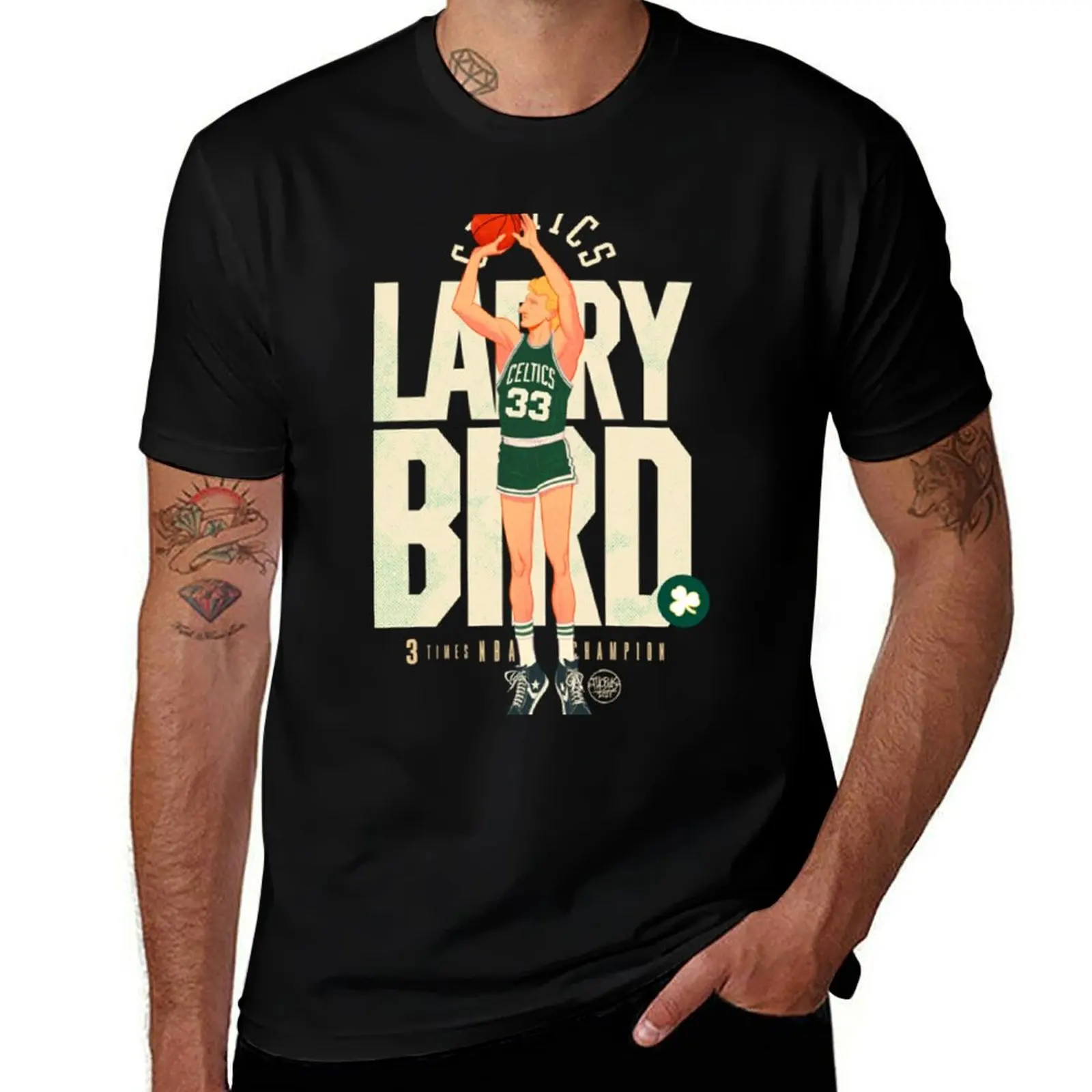 

Larry Bird T-Shirt funny meme t-shirts customs blanks anime stuff mens graphic t-shirts hip hop