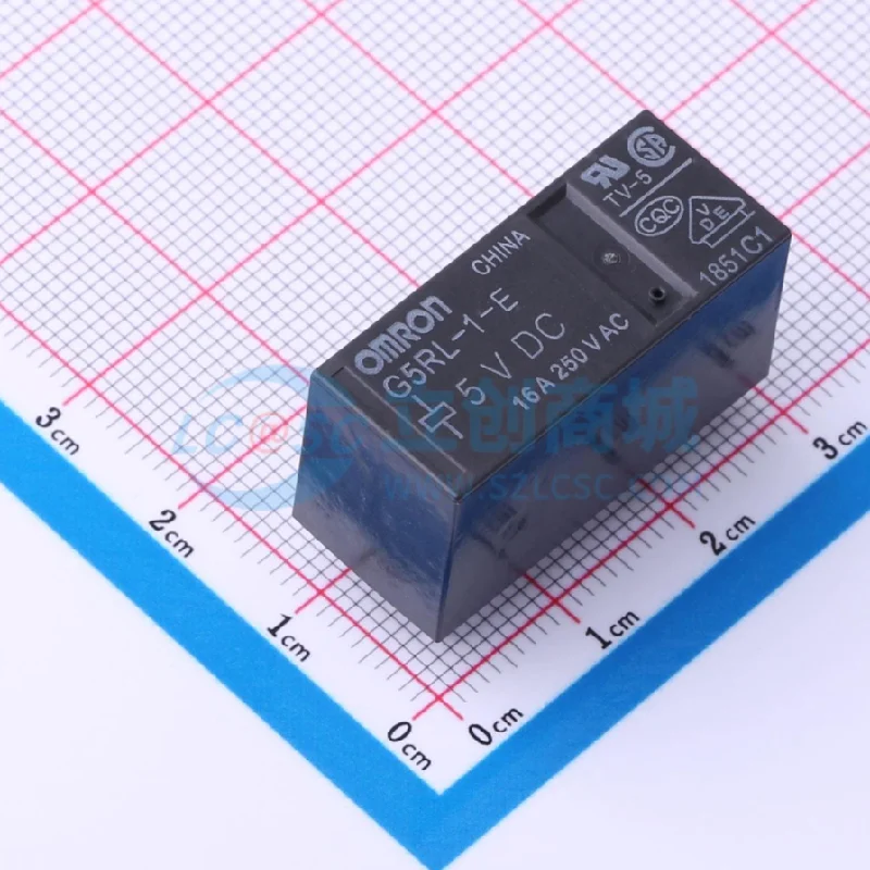 10PCS  G5RL-1-E  G5RL-1-E-12VDC  G5RL-1-E-12V  RELAY GEN PURPOSE SPDT 16A 5V  12V  24V  In 2023 a new original