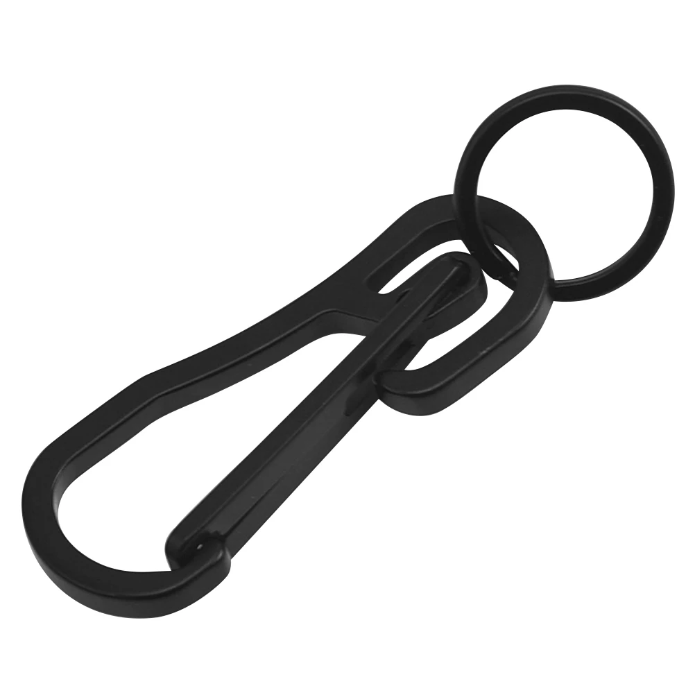 

Practical Key Quick Release Metal Rings Clamp Mini Snap Hook Car Quick Release Keychain Keychain Accessories Strong Durable