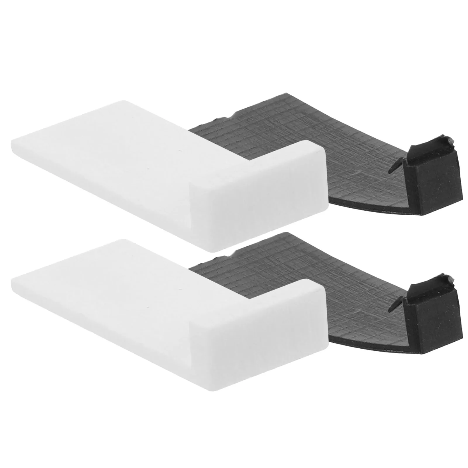 

4 Pcs Violin Bow Piece Parts Replacement Accessories Wedges Tailpiece Grip Ebony Instrument