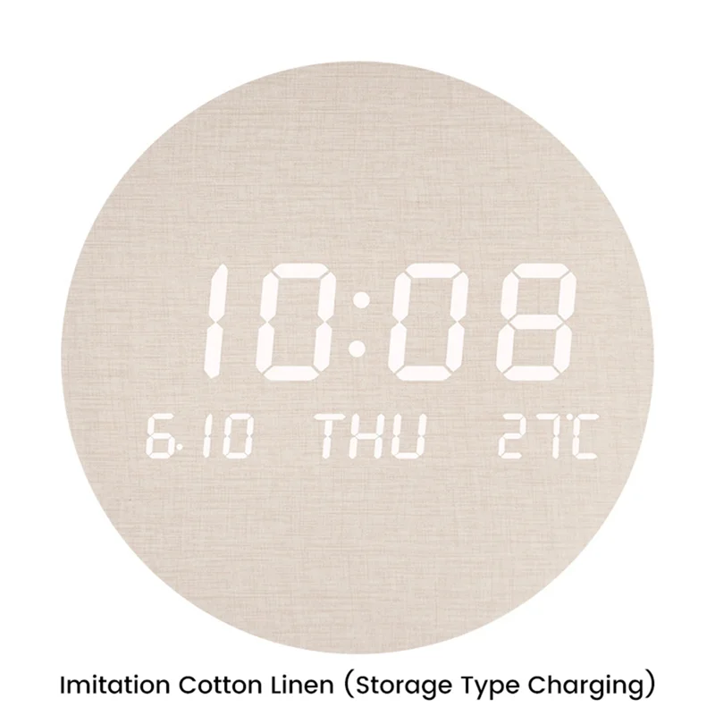 

Y50A-LED Wall Clock Living Room Home Bedroom Mute Clock Scandinavian Style Fashion Wall Clock Easy To Use C